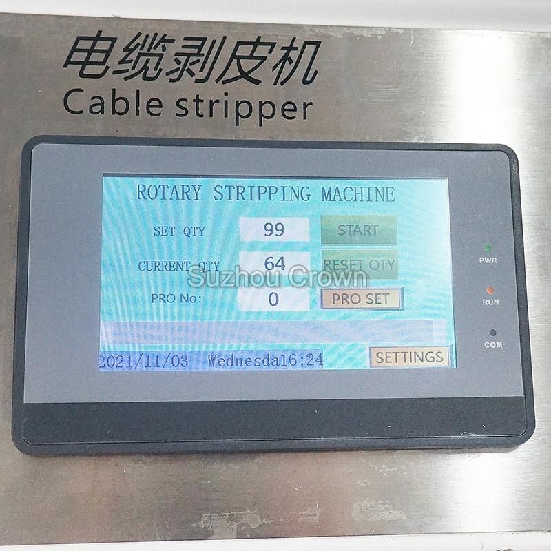 Semi-Automatic Rotary Knife Pneumatic Cable Peeling Machine