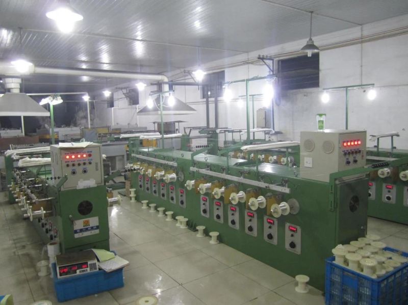 Copper Wire, Alloy Wire Annealing Tinning Winding Rewinding Bunching Stranding Plastic Cable Wire Extrusion Machine