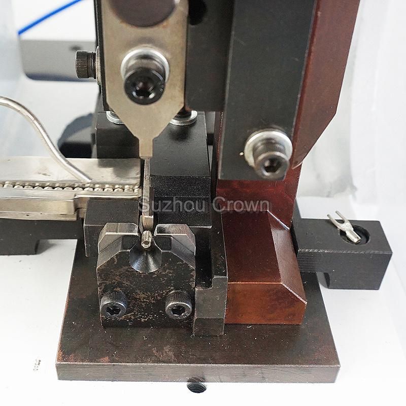 Semi-Automatic Loose Tubular Terminal Crimping Machine with Vibration Plate Feeding