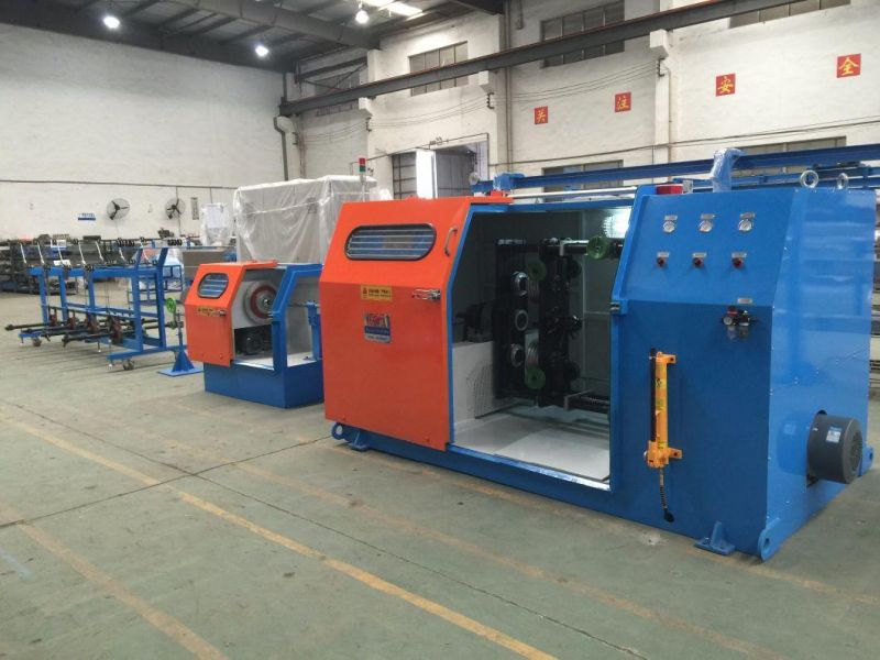 FC-630 Frame Type Cable Wire Plastic Winding Cutting Twisting Bunching Coiling Extrusion Rewinding Machine