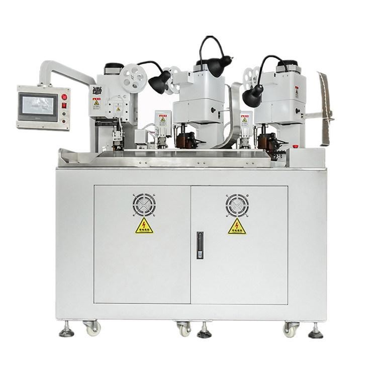 Full Automatic Touch Screen Three Ends Two Wire Combined Connector Crimping Machine