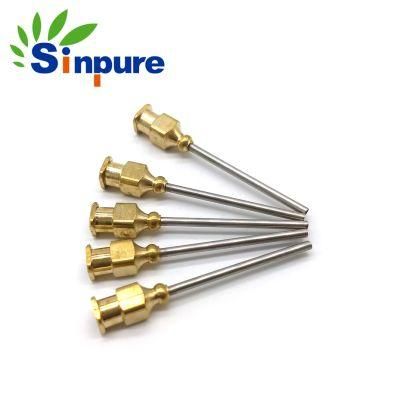 Custom Stainless Steel Glue Dispensing Needle Blunt Needle with Luer Lock