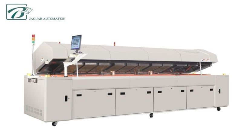 Jaguar Original Manufacturer CE Certify Practical Lead-Free Hot Air Reflow Oven for Emergency LED Lighting Assembly