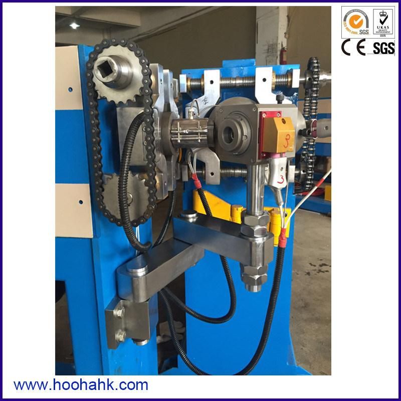 Blue Multi Layer Electrical Cable Extrusion Machine with Siemen Motor