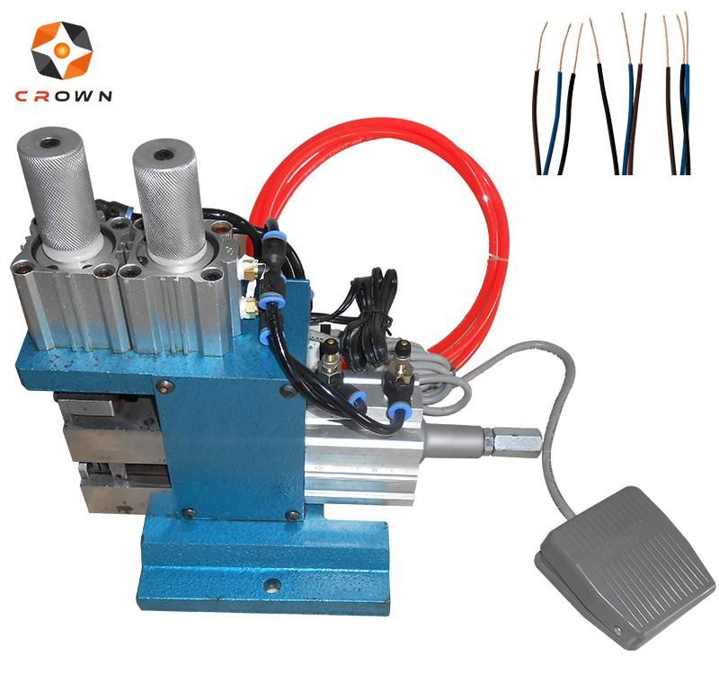 Semi-Automatic Pneumatic Wire Strip Twist Machine Wl-3f