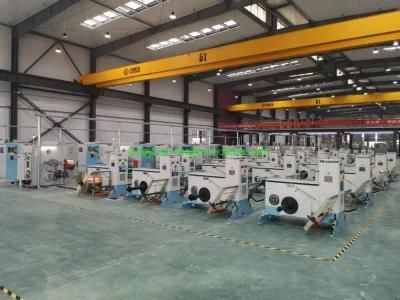0.15-1.04mm Bare Copper Wire 0.5-3.0mm Core Wire Double Twisting Buncher Bunching Machine Winding Drawing 630b Intermediate Annealing Machine