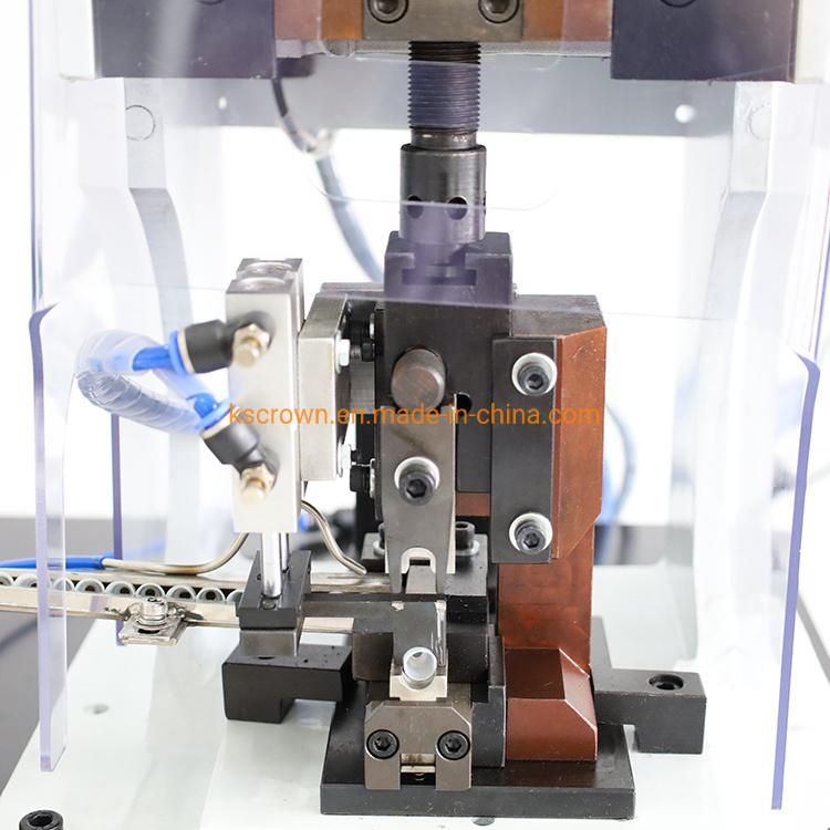 Wl-Zdp Non-Insulated Spade Terminal Crimping Machine with Vibration Disc Plate
