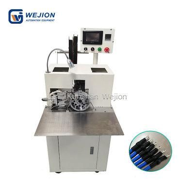 Wire cable insulated heat shrinkable tube inserting machine