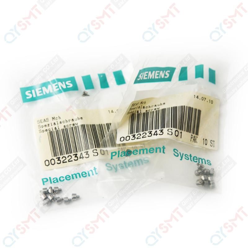 Siemens Special Screw 00322343s01 for SMT Pick and Place Machine