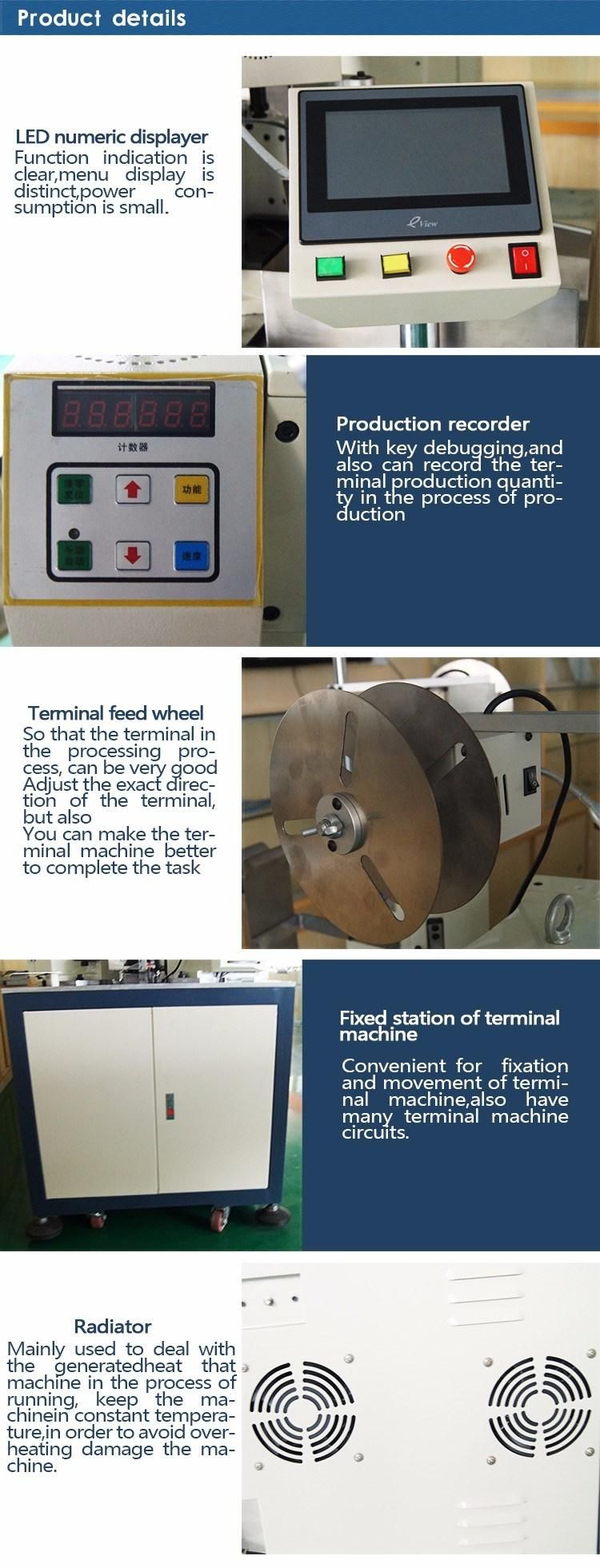 Wingud Top Quantity New Model Full-Automatic Double-End Terminal Crimping Machine Automatic Wire Cut Strip and Crimp Machine (WG-01)