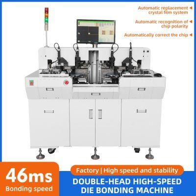 Double-Head Ultra-Speed Automatic LED Die Bonder/High-Speed Die Bonding Machine Semiconductor Package Equipment