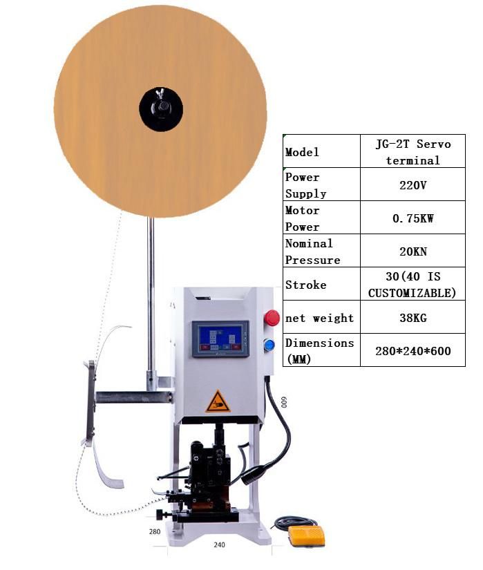 Jg -Sf2t High Quality Servo Terminal Crimping Machine