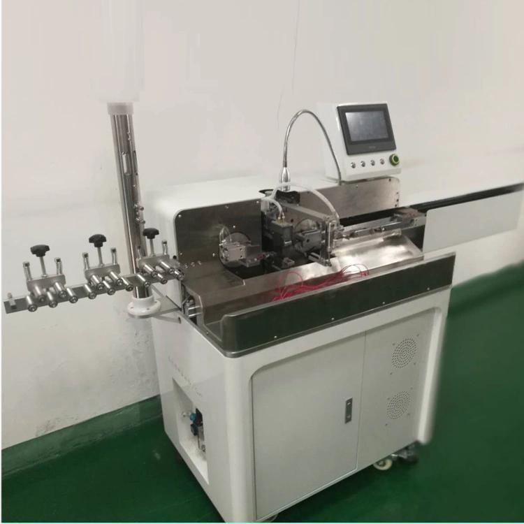 Two Heads Automatic Cutting Stripping and Tining Machine