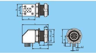 Qm B Series Zxg Socket M12 Pin Push Pull RJ45 M12 Connector Banana Plug Socket Terminal Connector