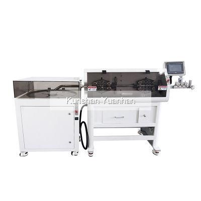 Automatic Wire Coiling Machine Multi-Core Sheathed Cables Stripping Twisting Machine