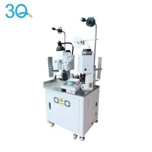 3q Automatic Wire Cable Cutting Stripping Two Double End Terminal Crimping Machine