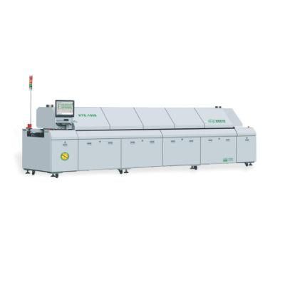 SMT Assembly Line Automatic PCB Soldering Machine 10 Zones Lead Free Reflow Oven Kte-1000