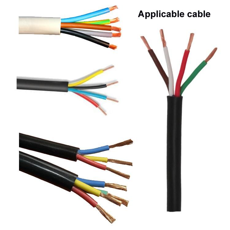 Long Power Cord Cable 2 Wire Cut Strip Machine 2 Layer Cutting and Stripping Machine with Cheap Price