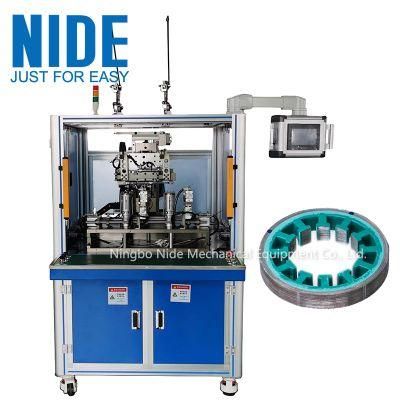 BLDC Automatic Stator Coil Winding Machine for Fan Motor with Needle Coil Winding
