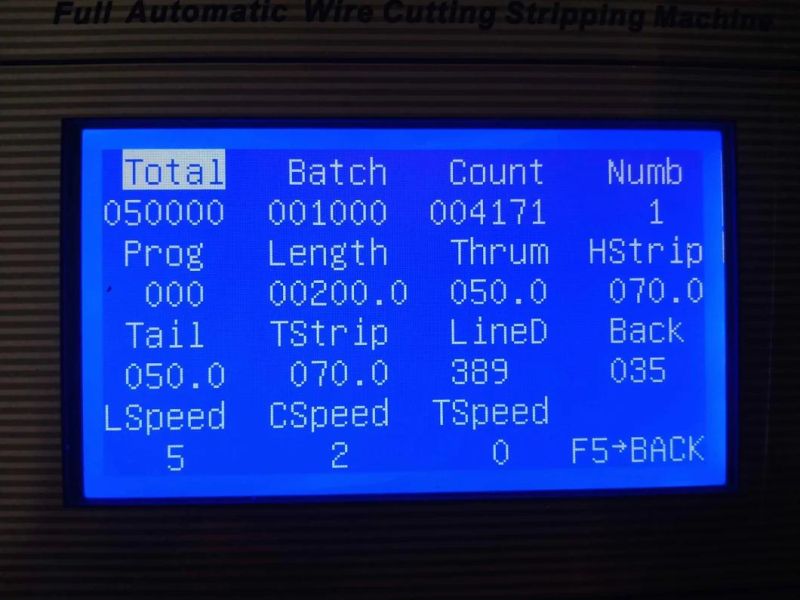 Large Gauge Multi-Cores Cable Full-Automatic Cut Strip Machine