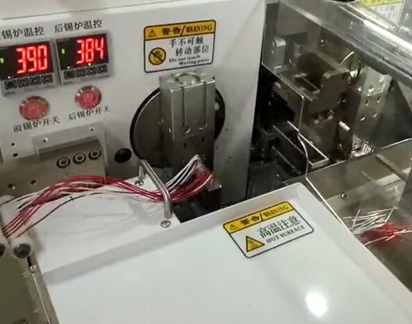 Wl-06W Full Automatic Double End Six Wire Cutting Stripping and Twisting Tinning Machine