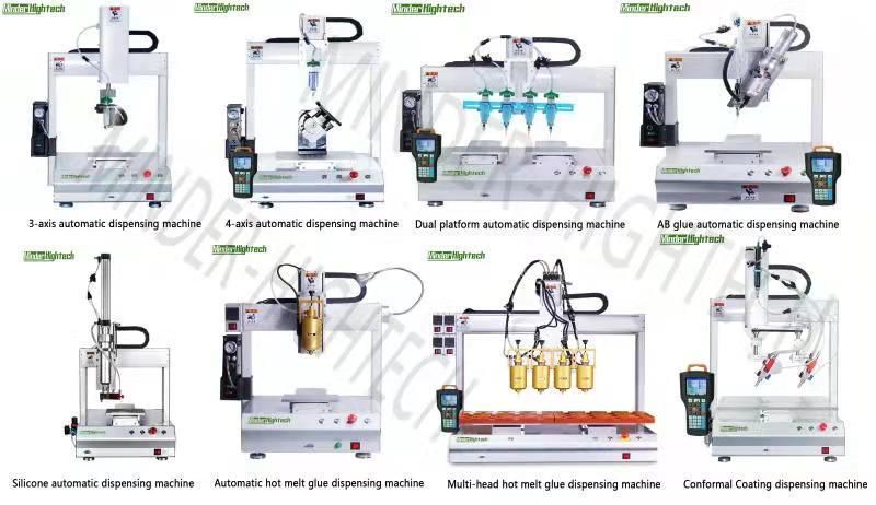 Desktop Automatic Dispensing Robot Glue Dispensing with Rotary Pinhead