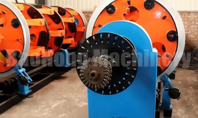 Steel Wire Mesh Armouring Machine Single Wire Dia. 1-2.5mm Cable Armored Twisting Machine