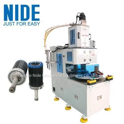 Automatic Single Phase Motor Vertical Type Stator Coil Winding Machine