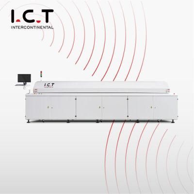 8 Hot Air Reflow Oven, SMT Reflow Solder Oven Machine