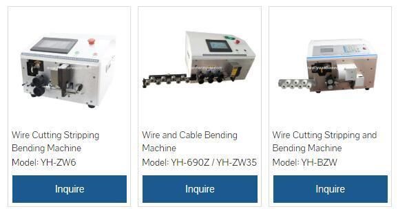 Price for Wire Cutting and Stripping Bending Machine China Yh-Zw35