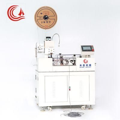Hc-1010+Dz Automatic Multi-Core 4 Cores Sheathed Cable Stripping and Terminal Machine