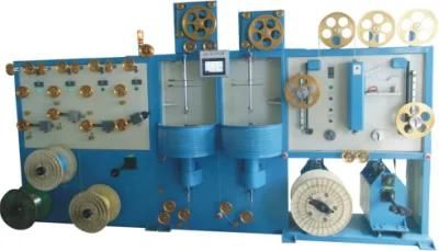 Xj-400 Numerical Control Vertical Double Layers Wrapping Machine