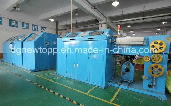 Triple-Core Stranding Machine with Back-Twist and Taping