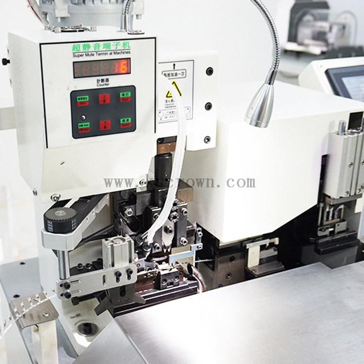 Fully Automatic Multicore Sheath Cable Wire Stripping and Crimping Machine