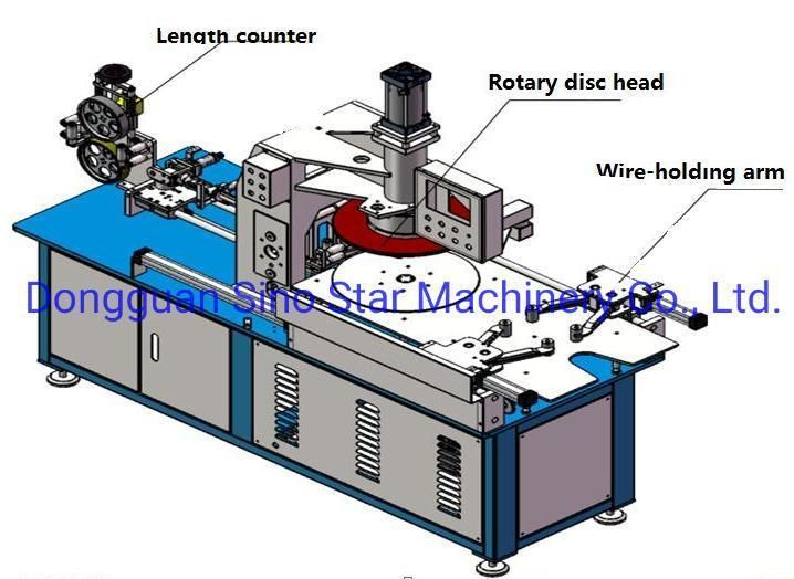 Automatic Wire Cable Coiling Rolling Winding Packing Machine for Making Automobile Flexible Wires