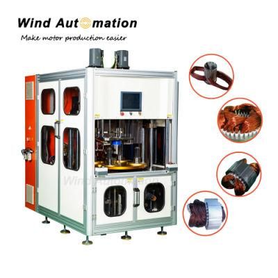 Four Working Station Stator Coil Winding and Inserting Machine