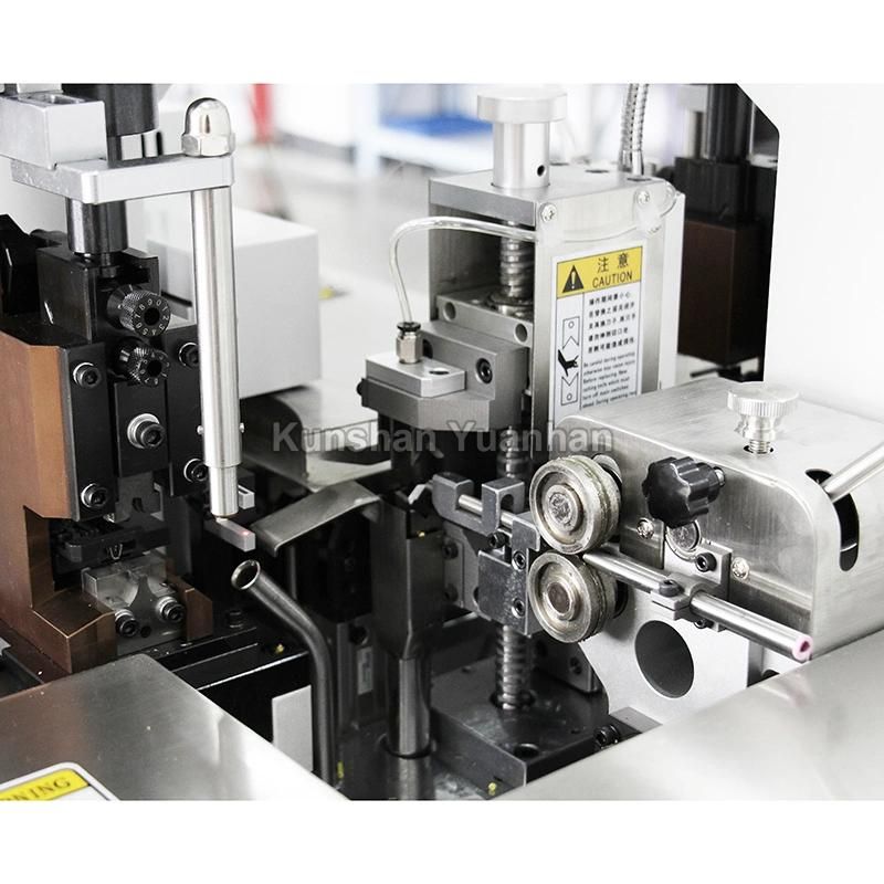 Servo Motor Control Automatic Double Ends Cutting Stripping Terminal Crimping Machine