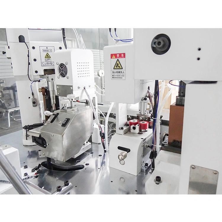 Wl-D710 Fully Automatic Single Side Wire Crimping Shrink Tube Insrtion and Heating Shrinking Machine