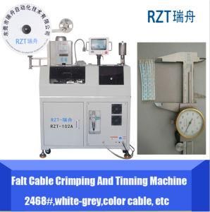 Fully Automatic Flat Cable Terminal Crimping and Tinning Machine