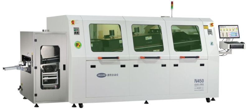 Jaguar N450 High-End Lead Free Hot Air Wave Soldering for DIP Production Line