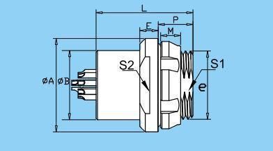 Qm F Series Zln Straight-Socket M12 Cable Push Pull Connector