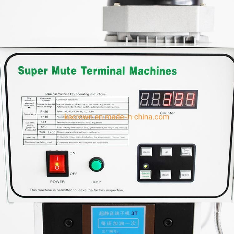 Wl-Zdp Non-Insulated Spade Terminal Crimping Machine with Vibration Disc Plate