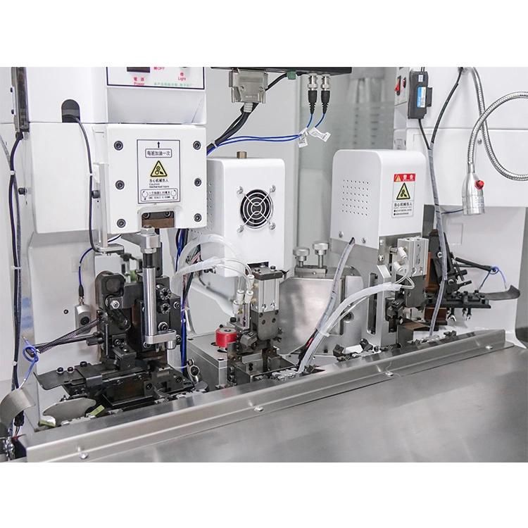 Wl-D710 Fully Automatic Single Side Wire Crimping Shrink Tube Insrtion and Heating Shrinking Machine