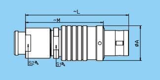 Qm B Series Tfg Giue-Dispensing Easy-Separation Push Pull RJ45 M12 Connector Banana Plug Socket Terminal Connector