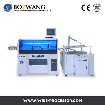 New Energy Cable Electrical Wire Cutting and Stripper Wire Terminal Crimping Cutting Stripping Machine with Rotary Tool