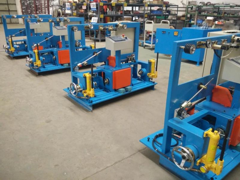 Cable Wire Double Shaft Active Pay off Extrusion Bunching Buncher Extruder Winding Machine