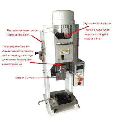 40mm Stroke Japanese European Applicator Wire Terminal Crimping Machine