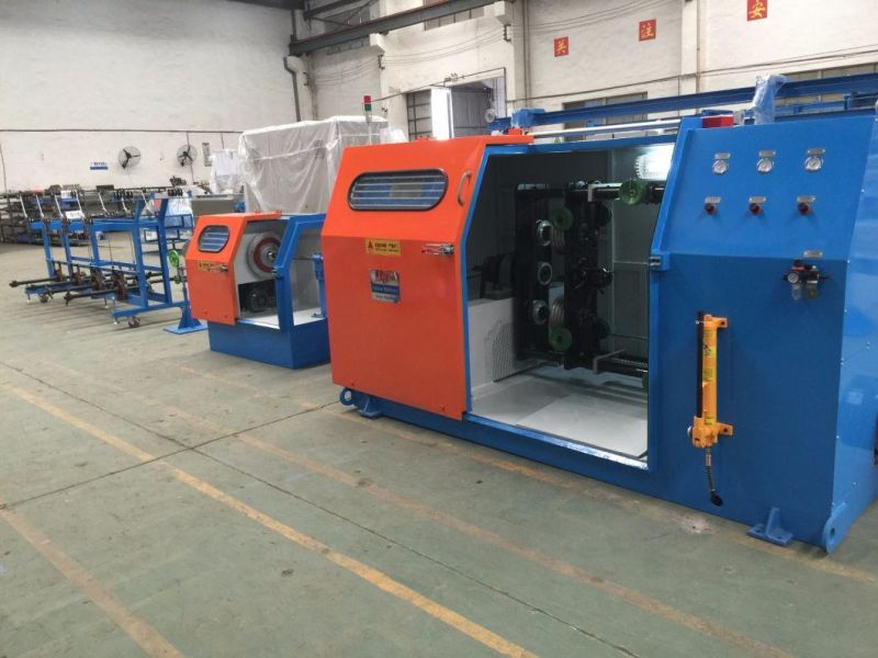 FC-630 Frame Type Cable Wire Plastic Winding Cutting Twisting Bunching Coiling Extrusion Rewinding Machine