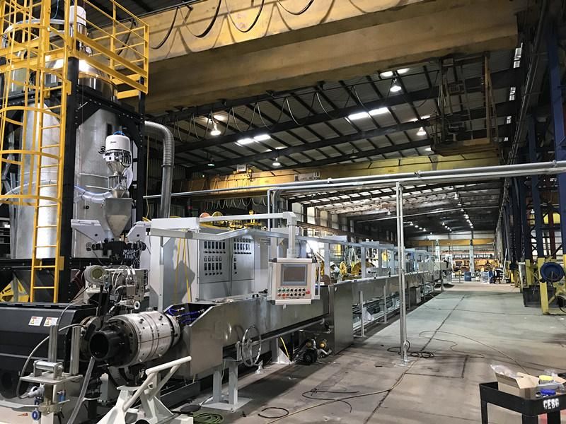 Power Cable Sheathing Extrusion Line