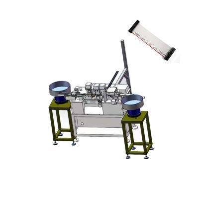 Automatic IDC Ribbon Cable Cutting Crimping Machine with CE